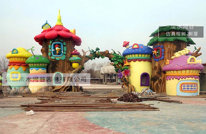 北京淡水河谷生態園大門為行業內打造鑲金綴玉之作