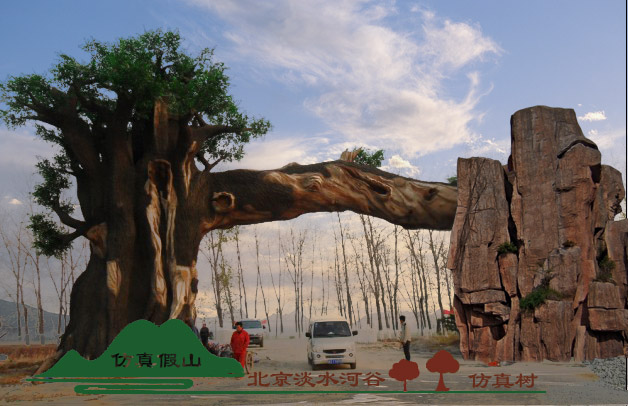 生態(tài)園大門美麗壯觀已成為園林景觀中的主流裝飾品