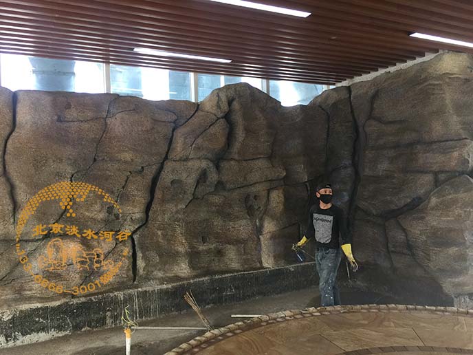 北京淡水河谷新作品，天津塑石假山項目