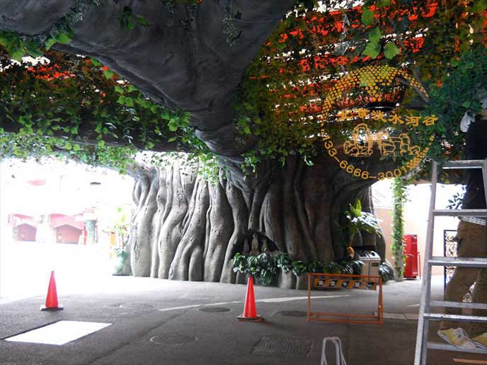 超大型仿真榕樹制作－北京淡水河谷仿真榕樹制作廠家