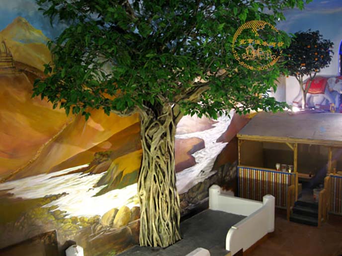 高端仿真榕樹圖片，精品仿真榕樹圖片-北京淡水河谷制作