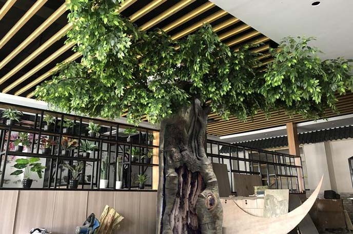 仿真榕樹制作工藝－ 北京淡水河谷仿真榕樹廠家經(jīng)驗談
