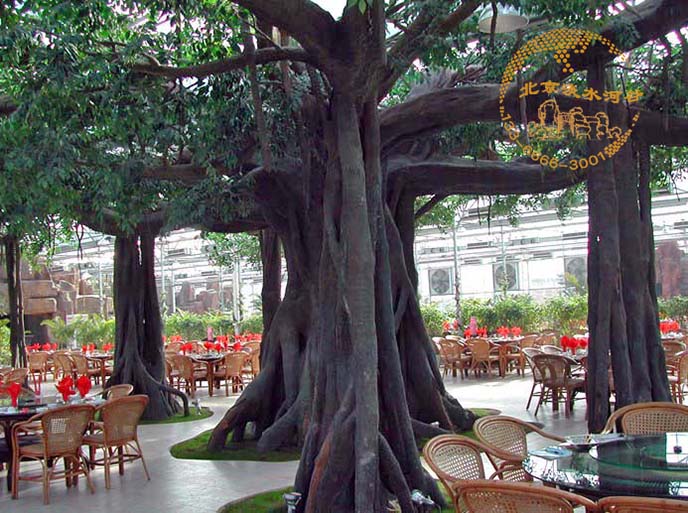 云南仿真榕樹制作是北京淡水河谷一次難得的練兵機會