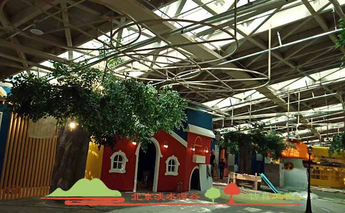 玻璃鋼仿真樹新案列，淡水河谷為崇禮富龍滑雪場制作