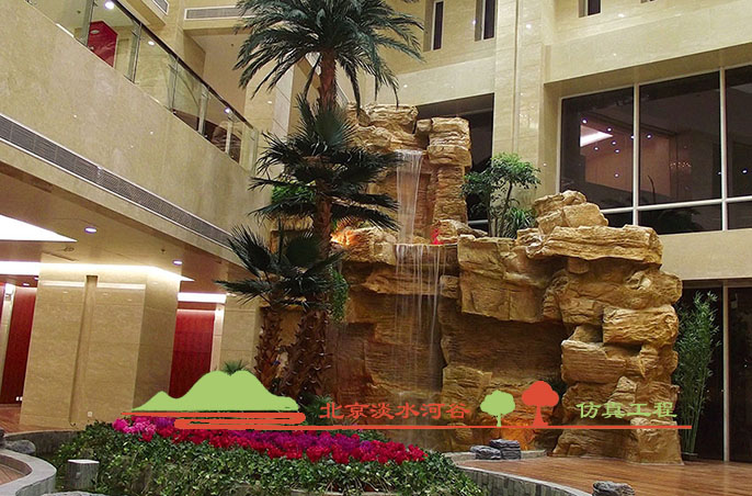 標(biāo)準(zhǔn)化假山影壁墻制作是化解路沖的好的方案