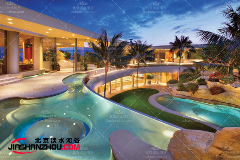 假山假樹水泥材質手工制作