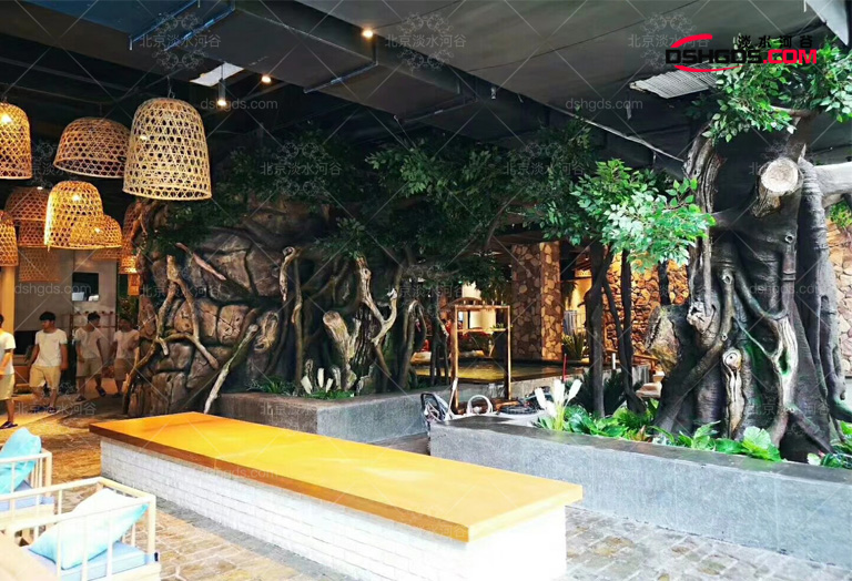 仿真樹綠化是安徽水韻櫻花生態園不可或缺的一項