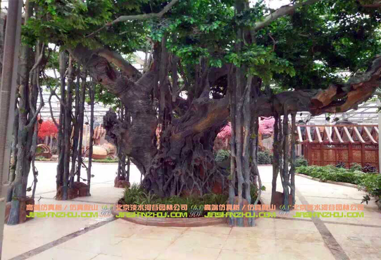 西安仿真榕樹隨心所欲的裝飾環境