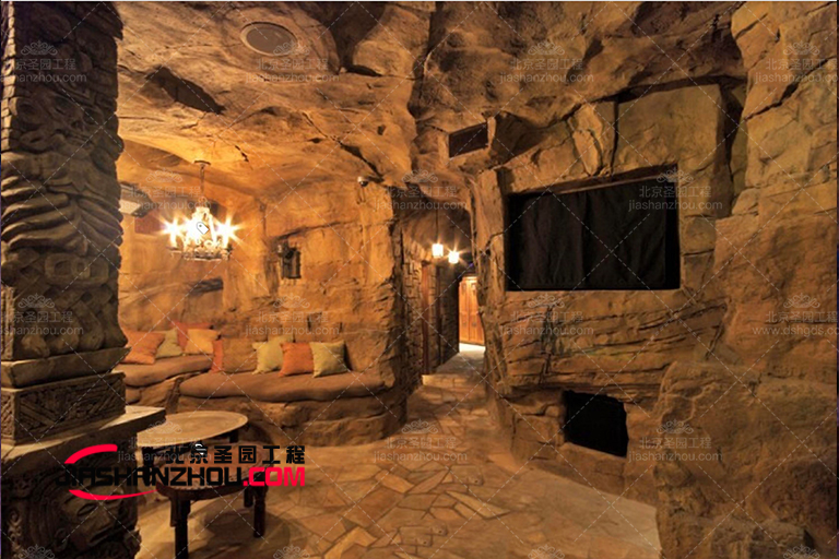 塔城仿真溶洞酒店裝飾溶洞酒店制作設計方法