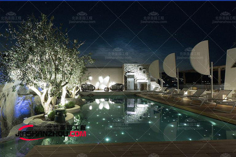 人造仿真樹植物給北京長(zhǎng)新花園別墅帶來(lái)不一樣的春天