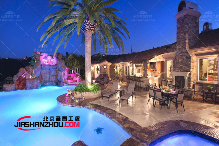 淮安市金地如意里小區(qū)現(xiàn)代GRC塑石假山工場