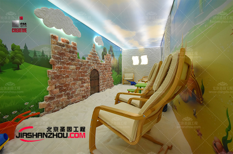 全鹽汗蒸房設計有很高的美學價值并且主題及功能性多樣