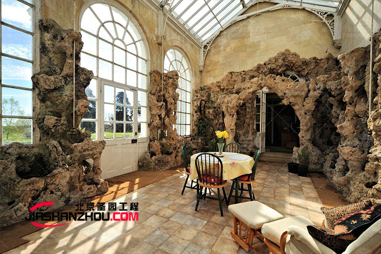 仿真洞穴別墅設計有著非常自然化的優雅氛圍