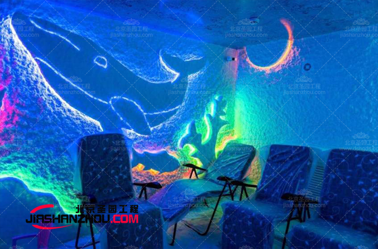 圣仿真洞穴主題喜馬拉雅鹽療房制作注重功能性和簡(jiǎn)約性