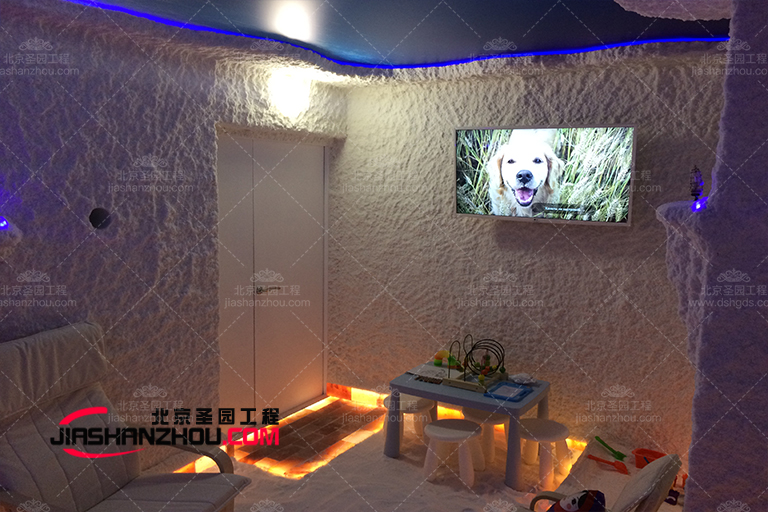 多樣化的設計有助于使簡單的鹽洞汗蒸鹽療房加特有趣