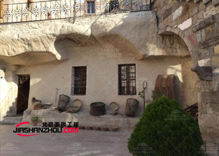 現代仿古巖洞主題酒店創造一個近乎完美的休息空間