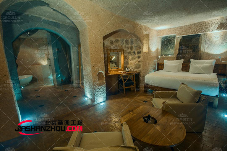 仿古窯洞餐廳設(shè)計(jì)制作的空間井井有條 宜人且溫馨