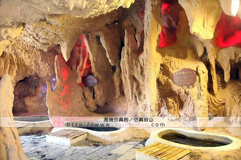 水泥假山一種新型的門(mén)頭裝飾深得大眾的熱捧