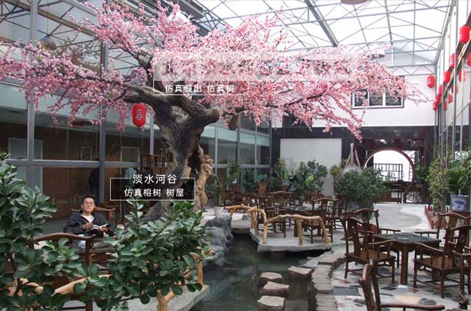 仿真樹與真植物市場相比一點也不遜色