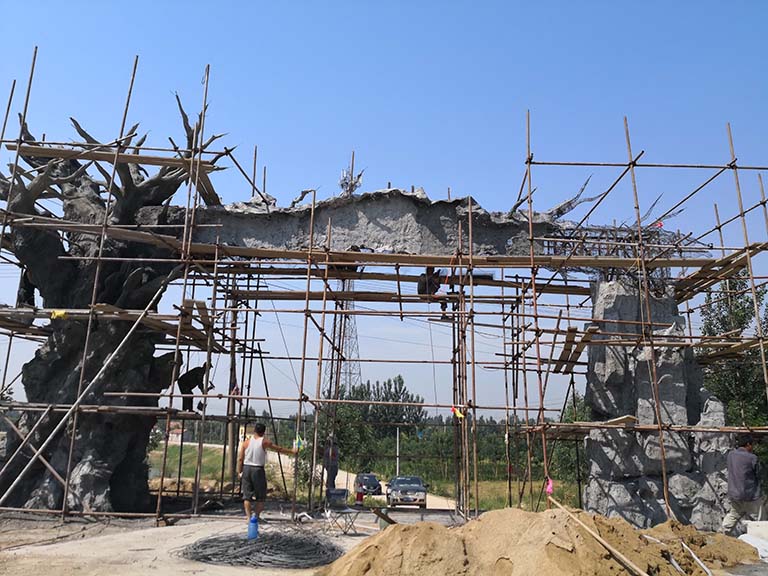 仿真樹大門在制作的時(shí)候先考慮的是什么問題？