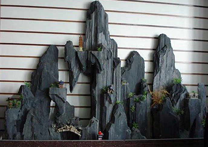 室內假山.jpg 室內假山