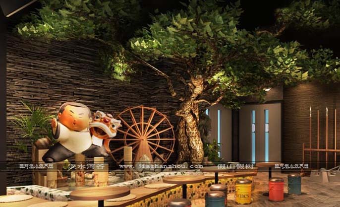 仿真樹裝飾效果圖.jpg 仿真樹裝飾效果圖