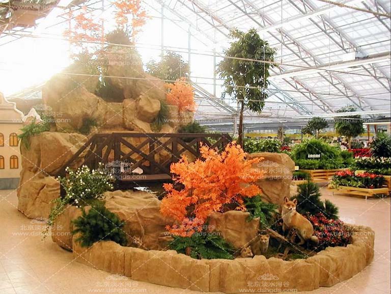 仿真黃臘石假山.jpg 仿真黃臘石假山