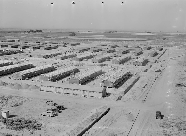 Minidoka戰爭搬遷管理局中心的全景圖.jpg Minidoka戰爭搬遷管理局中心的全景圖