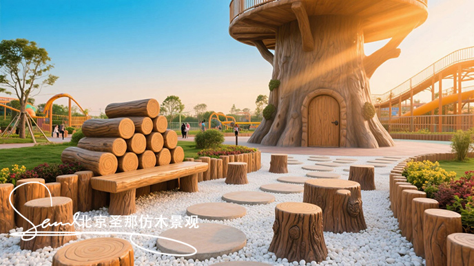 水泥仿木.jpeg 水泥仿木