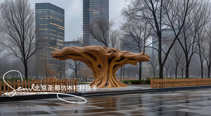 jimeng-2025-06-25-2042-正在施工制作的旅游區(qū)樓梯室外安全圍欄設計制作過程，美工正在施工制作，先用鋼筋焊接....jpeg