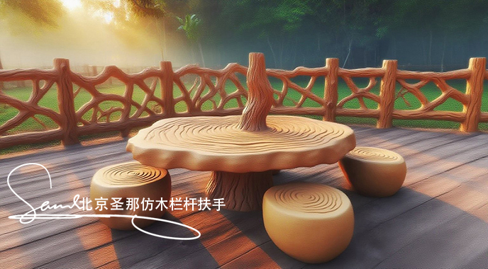 jimeng-2025-06-25-8483-正在施工制作的旅游區樓梯室外安全圍欄設計制作過程，美工正在施工制作，先用鋼筋焊接....jpeg