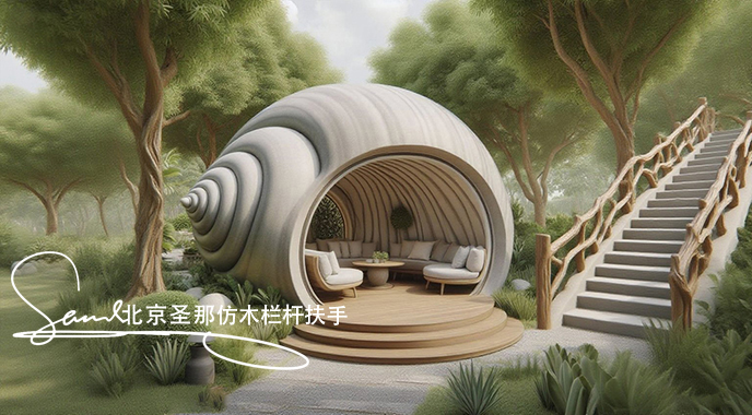 jimeng-2025-06-25-2134-正在施工制作的旅游區(qū)樓梯室外安全圍欄設(shè)計(jì)制作過程，美工正在施工制作，先用鋼筋焊接....jpeg