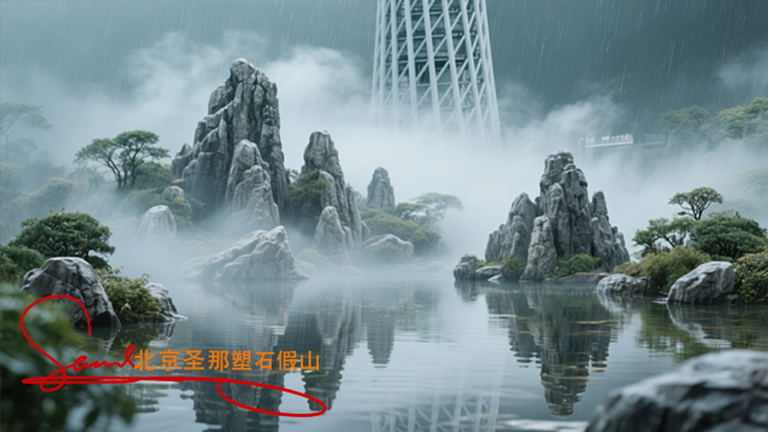 水泥假山.jpg 水泥假山