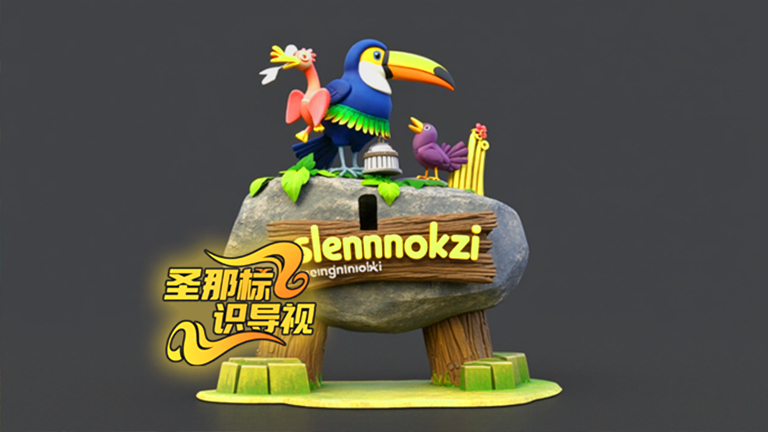 水泥仿木標識牌